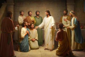 Vangelo di oggi; Gesù appare ai suoi discepoli