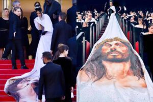 Cannes: attrice sfila con immagine di "Gesù è il Re", scioccante reazione | Video