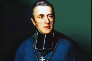 San Carlo Eugenio de Mezenod in primo piano