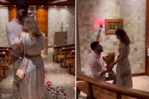 Proposta di matrimonio davanti al Santissimo