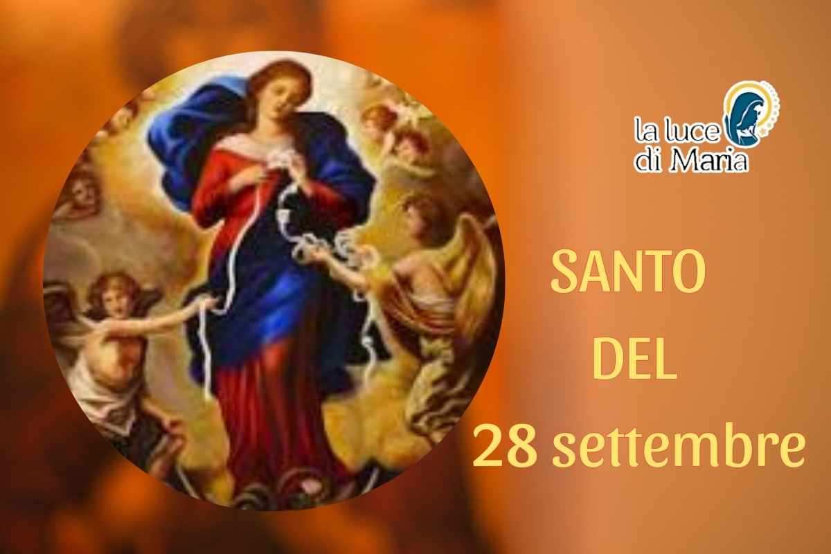 Coroncina Madonna Che Scioglie I Nodi Oggi 28 settembre è la festa di Maria che scioglie i nodi: ha salvato