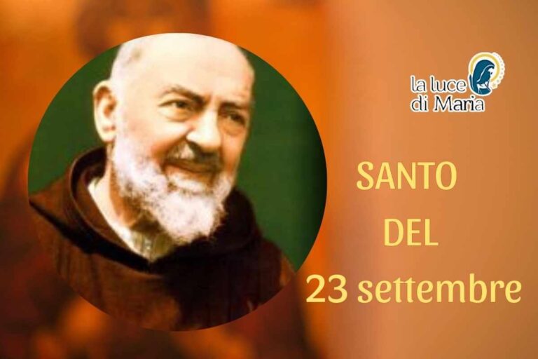 Preghiera A Padre Pio 23 Settembre Santo di oggi 23 settembre: Padre Pio da Pietrelcina