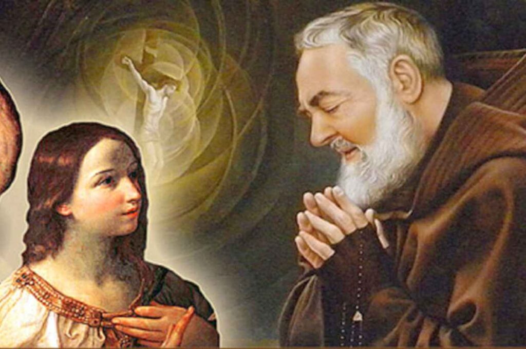 padre pio e l'angelo