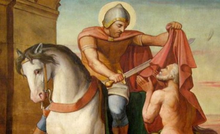 San Martino taglia mantello