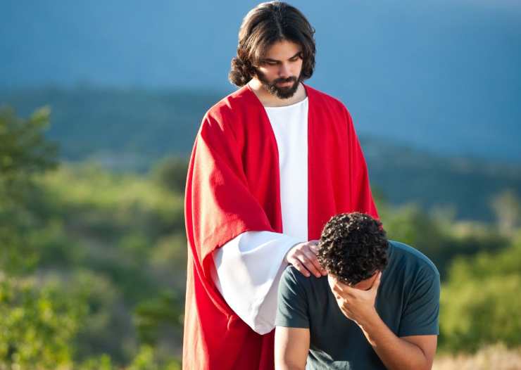 gesù che consola
