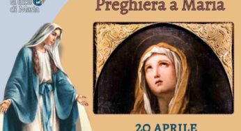 20 aprile: la Madonna della Pietà e il miracolo davanti a migliaia di testimoni