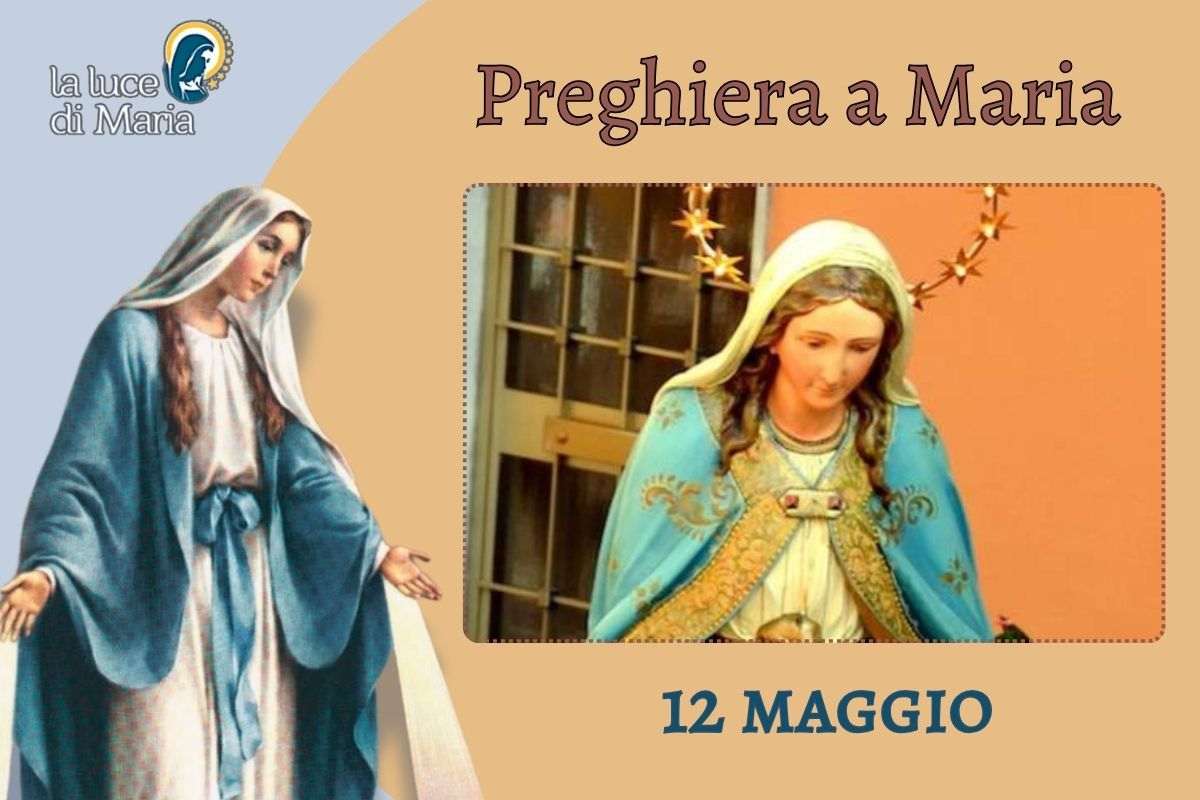 12 maggio: la Madonna del Prà appare su una nuvola e concede grazie 12 maggio: la Madonna del Prà appare su una nuvola e concede grazie