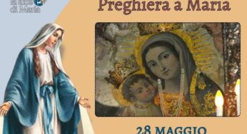 28 maggio: la Madonna di Valverde lascia impressa una immagine miracolosa