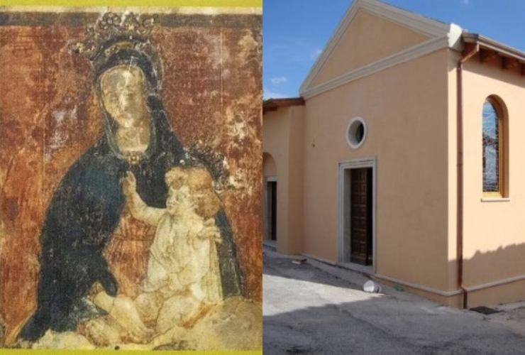 Affresco e santuario della Madonna del Fulmine