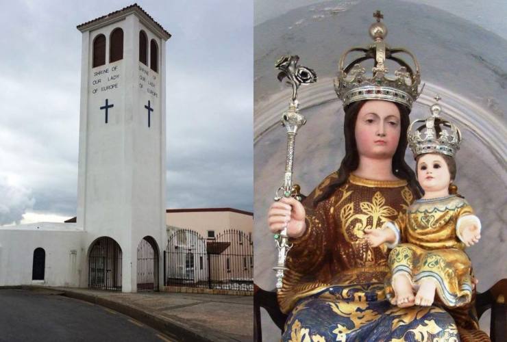 Santuario statua Nostra Signora d'Europa