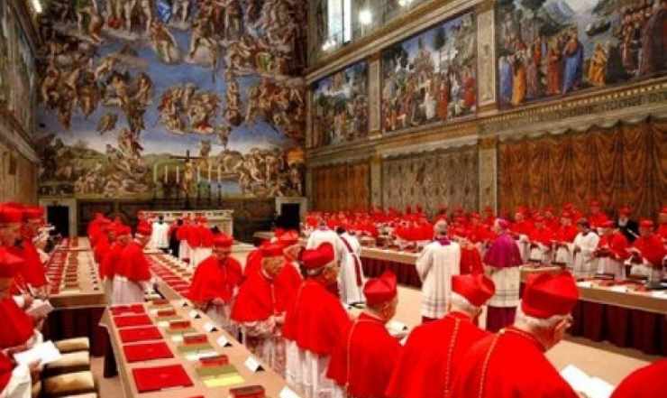 cardinali nella cappella sistina