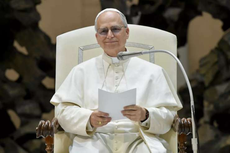 papa leone xiv in udienza