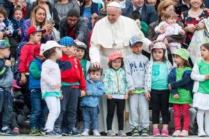il papa e i bambini