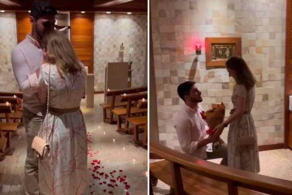 proposta di matrimonio davanti al santissimo