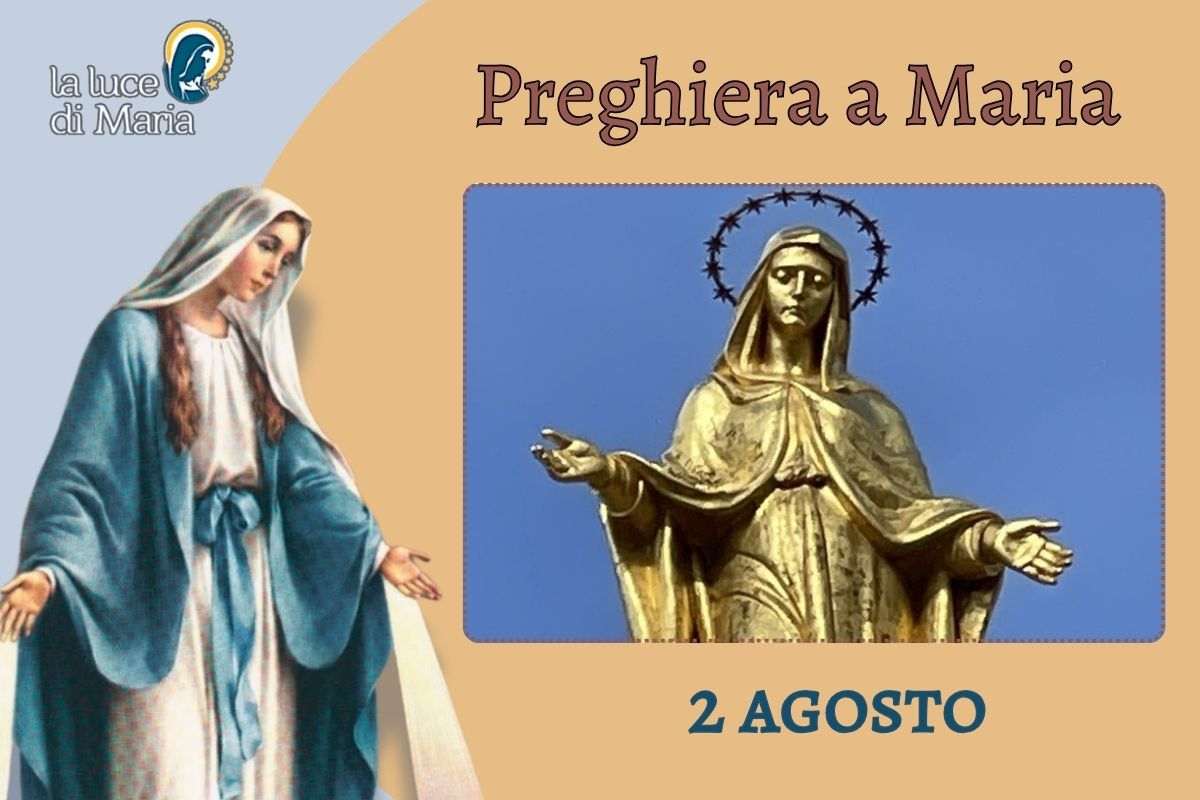 2 agosto: la Madonna degli Angeli appare con Gesù a San Francesco 2 agosto: la Madonna degli Angeli appare con Gesù a San Francesco