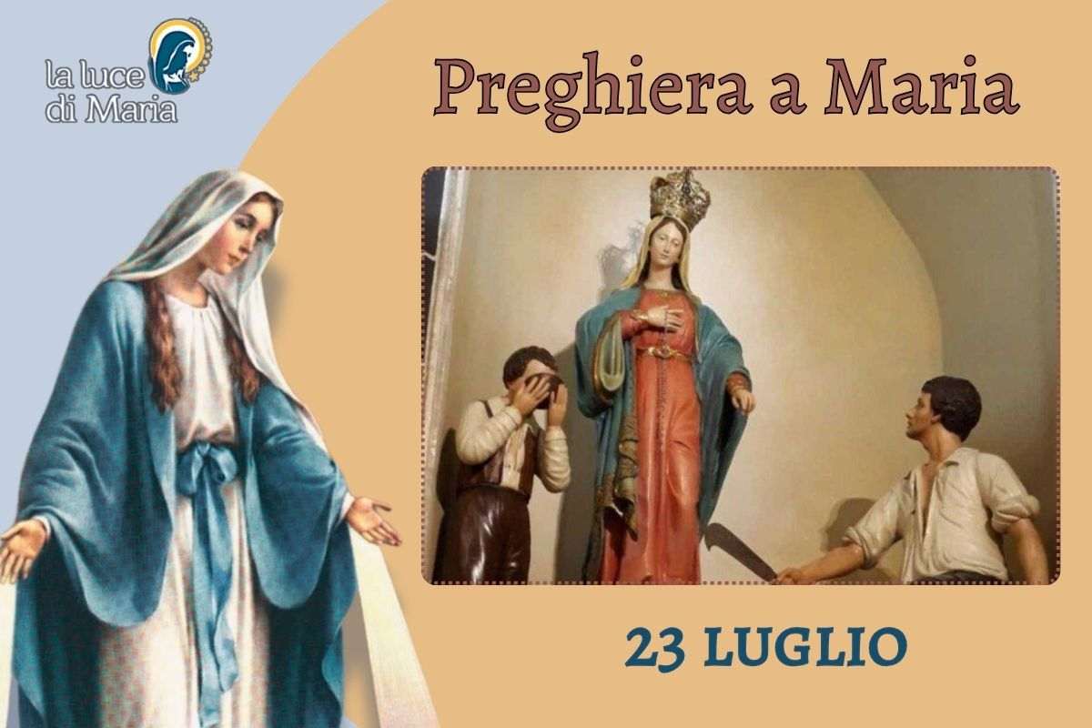 Oggi 23 luglio: Madonna di Altino e il miracolo dell’acqua che salva dalla sete Oggi 23 luglio: Madonna di Altino e il miracolo dell’acqua che salva dalla sete