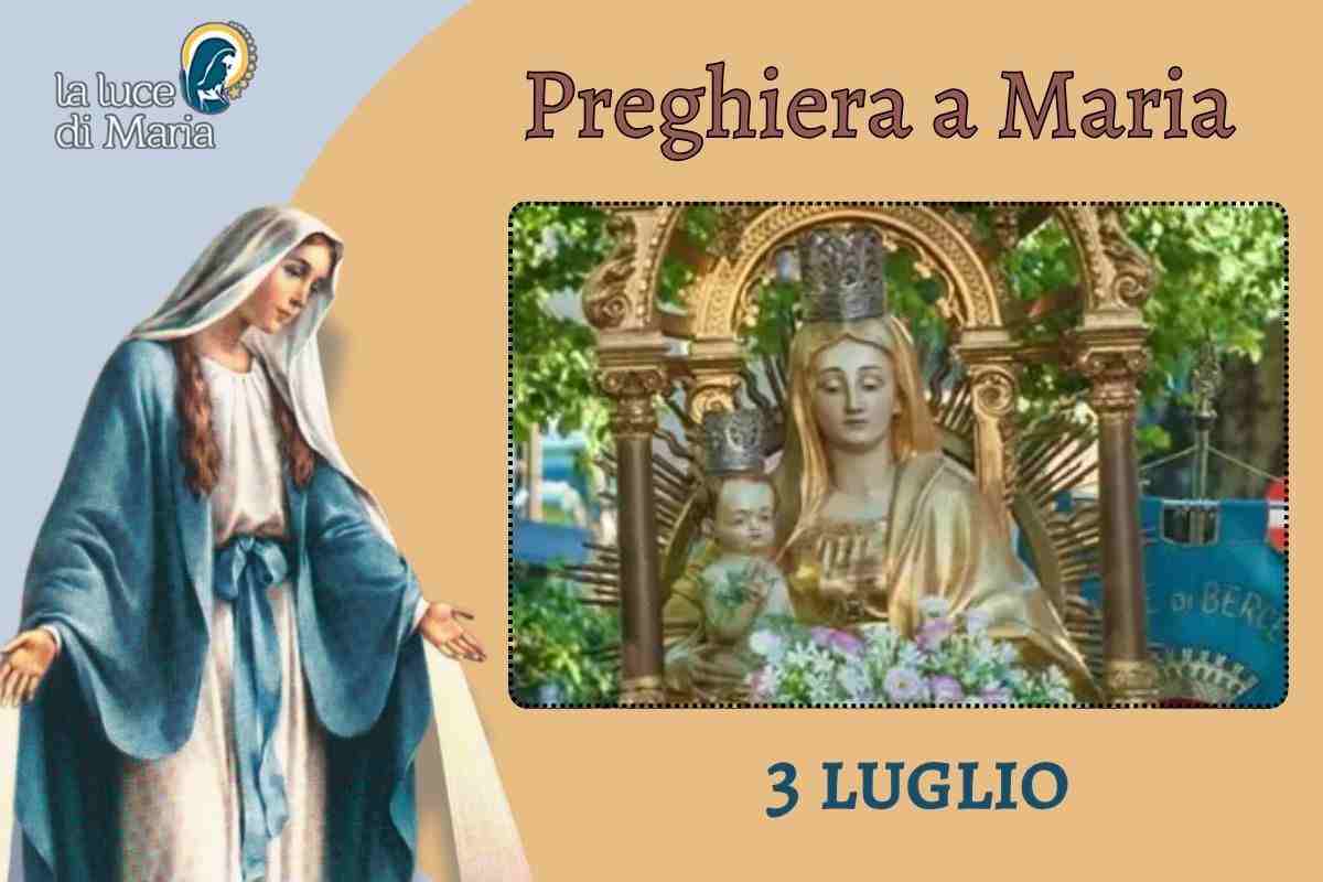 3 luglio: ritrovata miracolosamente la statua della Madonna delle Grazie