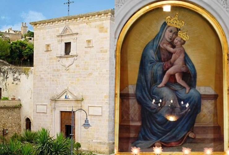 Santuario Maria Santissima Miracoli quadro Madonna