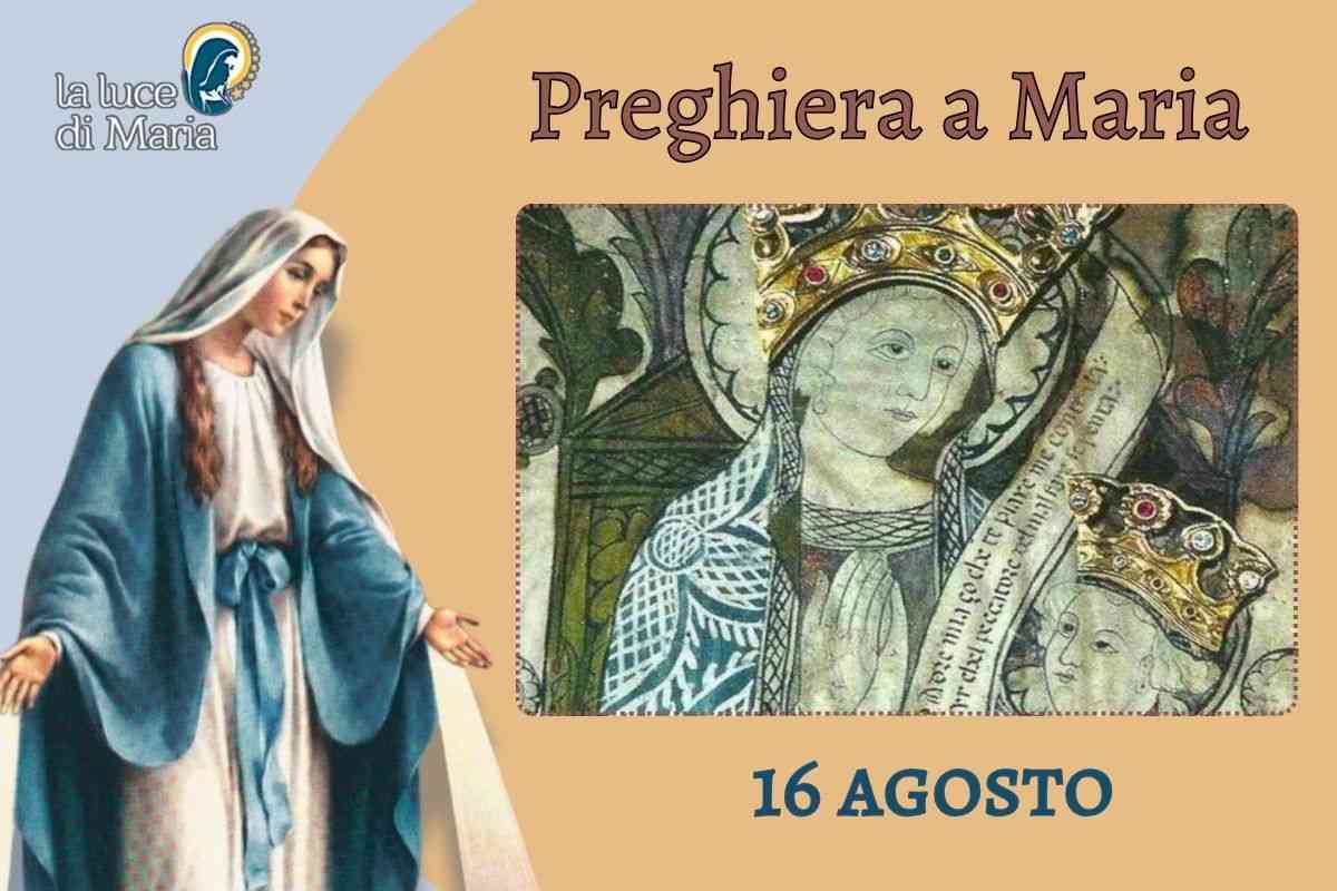 16 agosto, Madonna Bianca: l’immagine si illumina e cambia miracolosamente