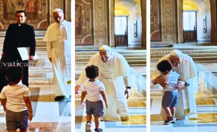 bambino papa leone xiv