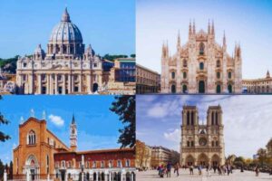 basilica san pietro, duomo milano, basilica santa teresa, cattedrale notre dame