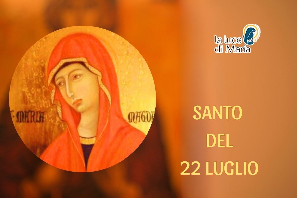 Oggi 22 luglio è Santa Maria Maddalena: la prima a dare l’annuncio della Resurrezione Oggi 22 luglio è Santa Maria Maddalena: la prima a dare l’annuncio della Resurrezione