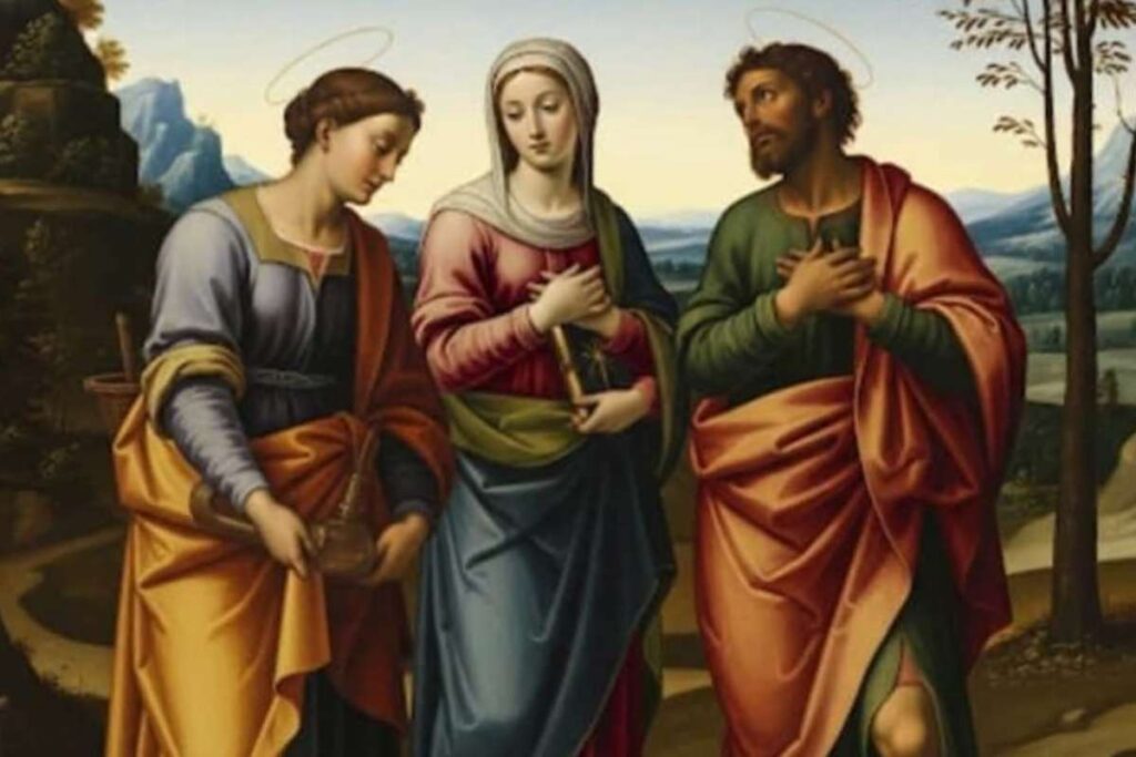santi marta maria e lazzaro