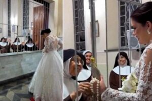 sposa benedetta dalle suore