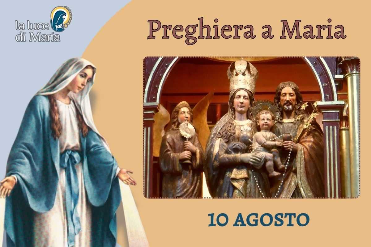 10 agosto: il volto della Madonna della Roccia cambia espressione davanti a tutti