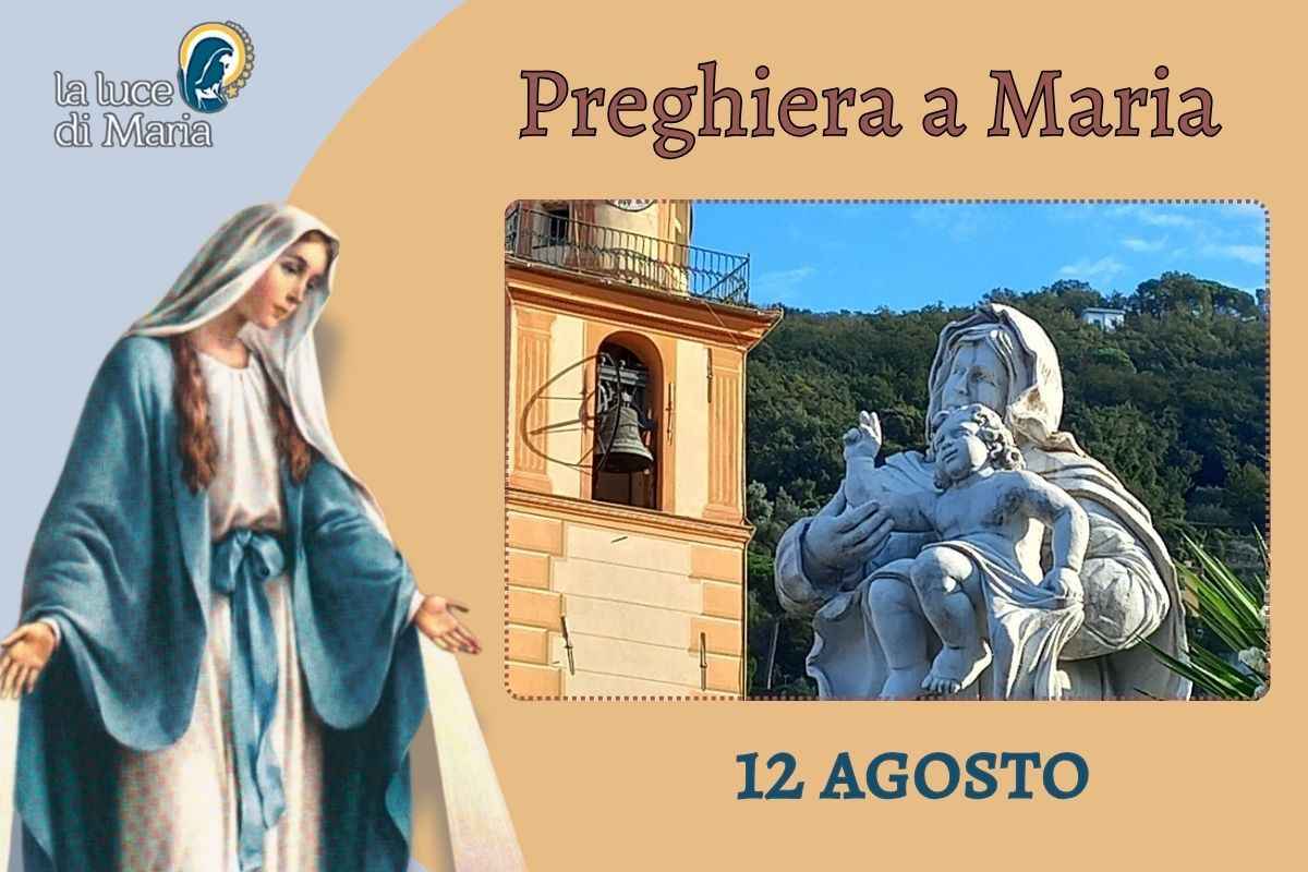 12 agosto, Madonna del Boschetto: traccia un segno sulla mano della veggente 12 agosto, Madonna del Boschetto: traccia un segno sulla mano della veggente