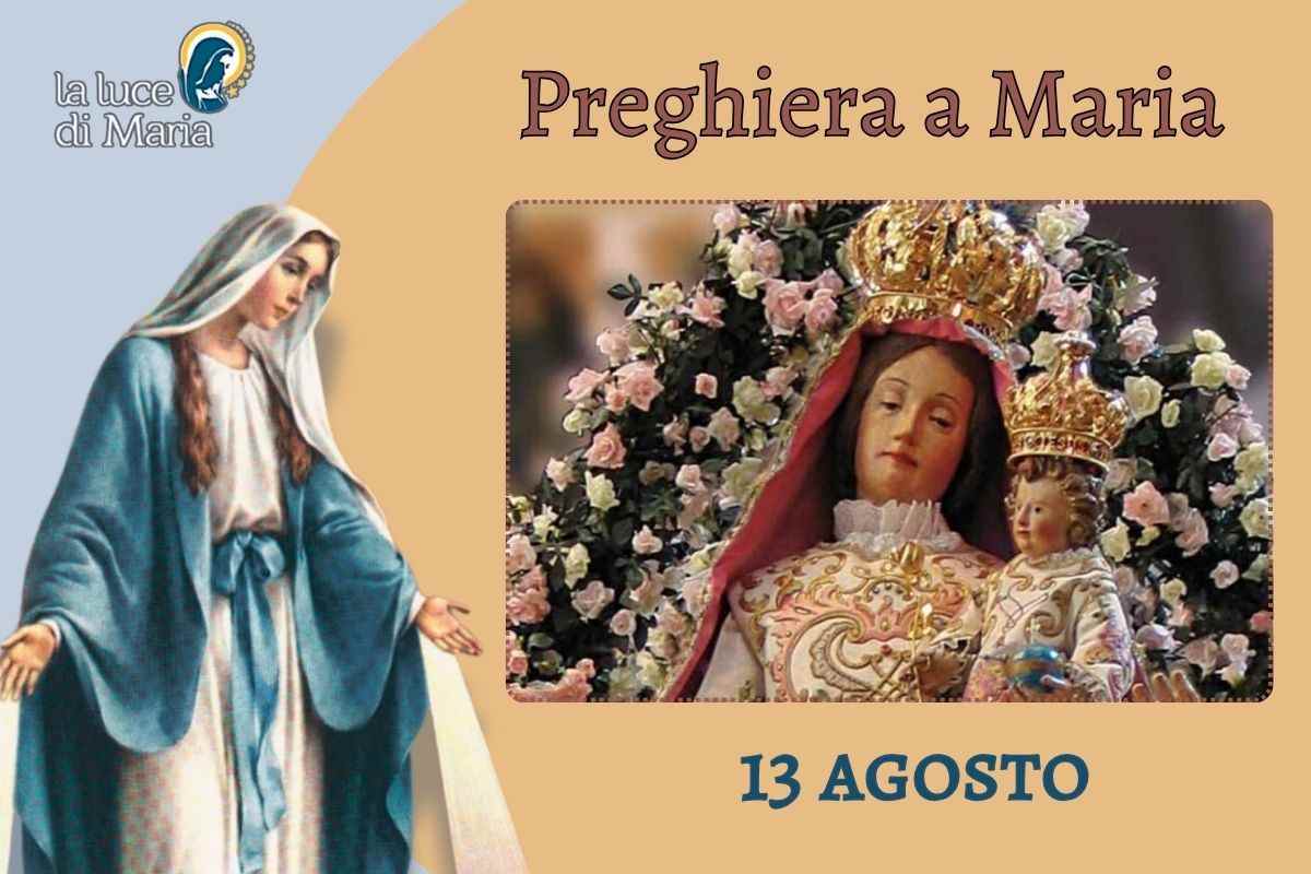 13 agosto: la Madonna di Fontanellato opera una guarigione istantanea e il miracolo del vino 13 agosto: la Madonna di Fontanellato opera una guarigione istantanea e il miracolo del vino
