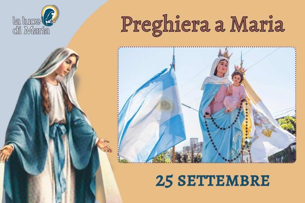 25 settembre, Vergine del Rosario di San Nicolás: appare preceduta da segni straordinari