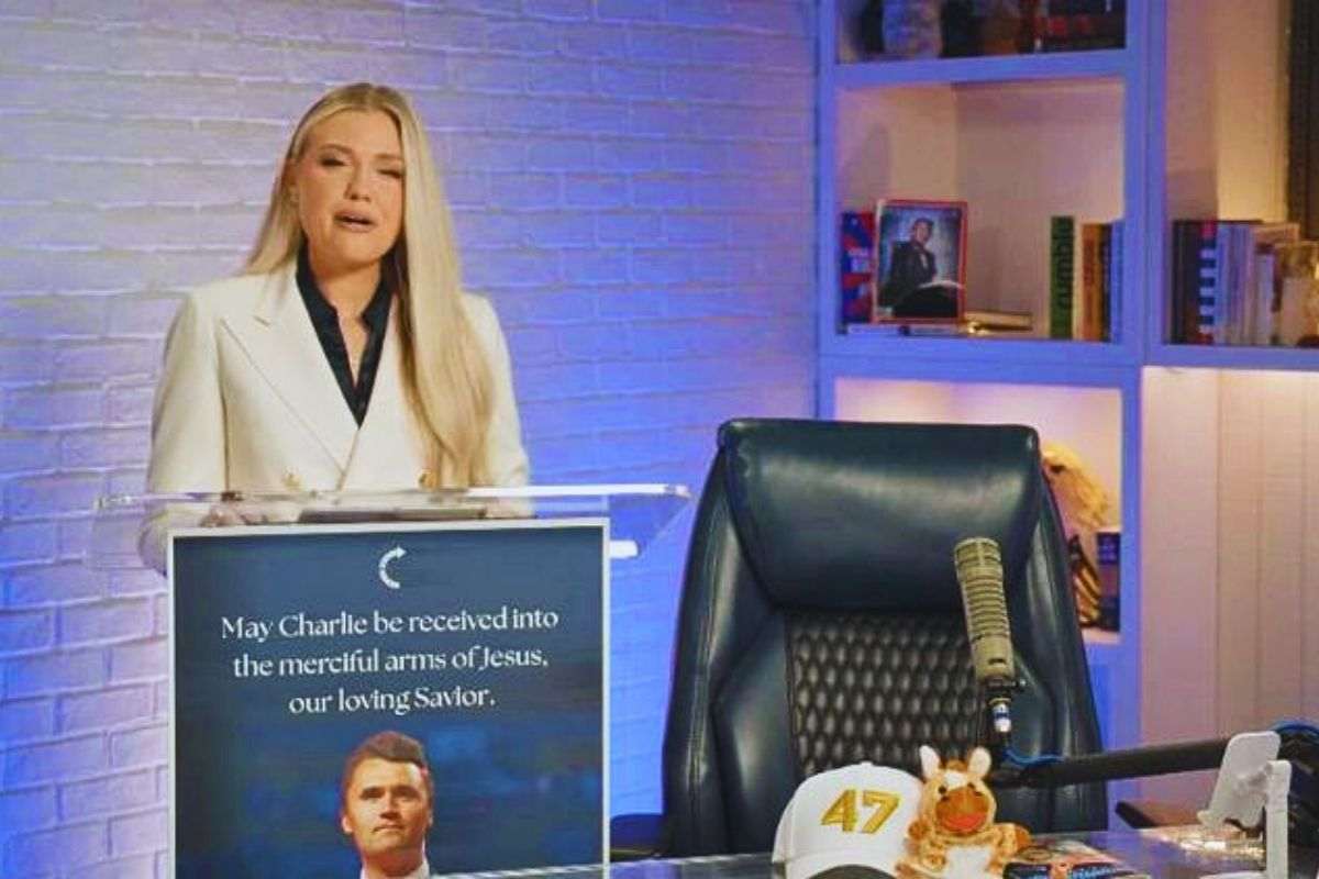 Il pianto di dolore della vedova di Charlie Kirk: è un grido di battaglia nel mondo
