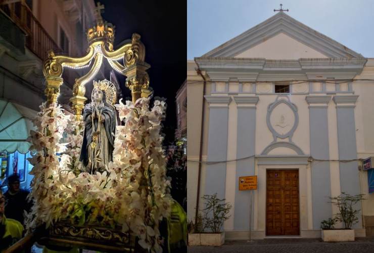 Processione Madonna dello Schiavo chiesa