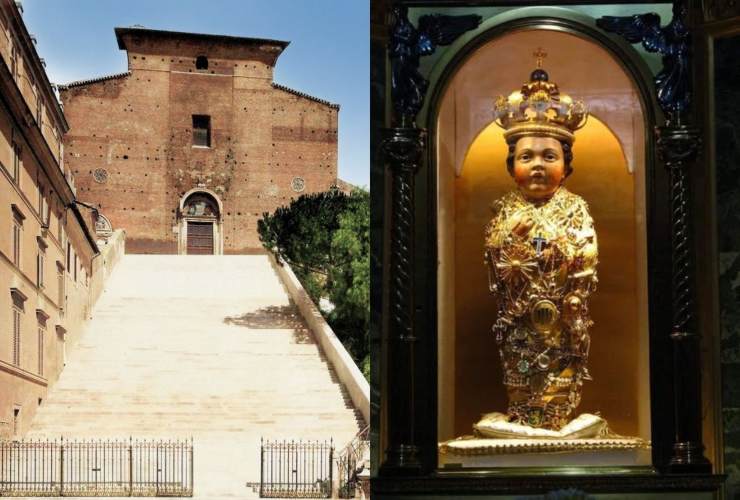 Basdilica di Santa Maria in Aracoeli bambinello