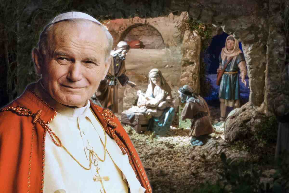Giovanni Paolo II presepe