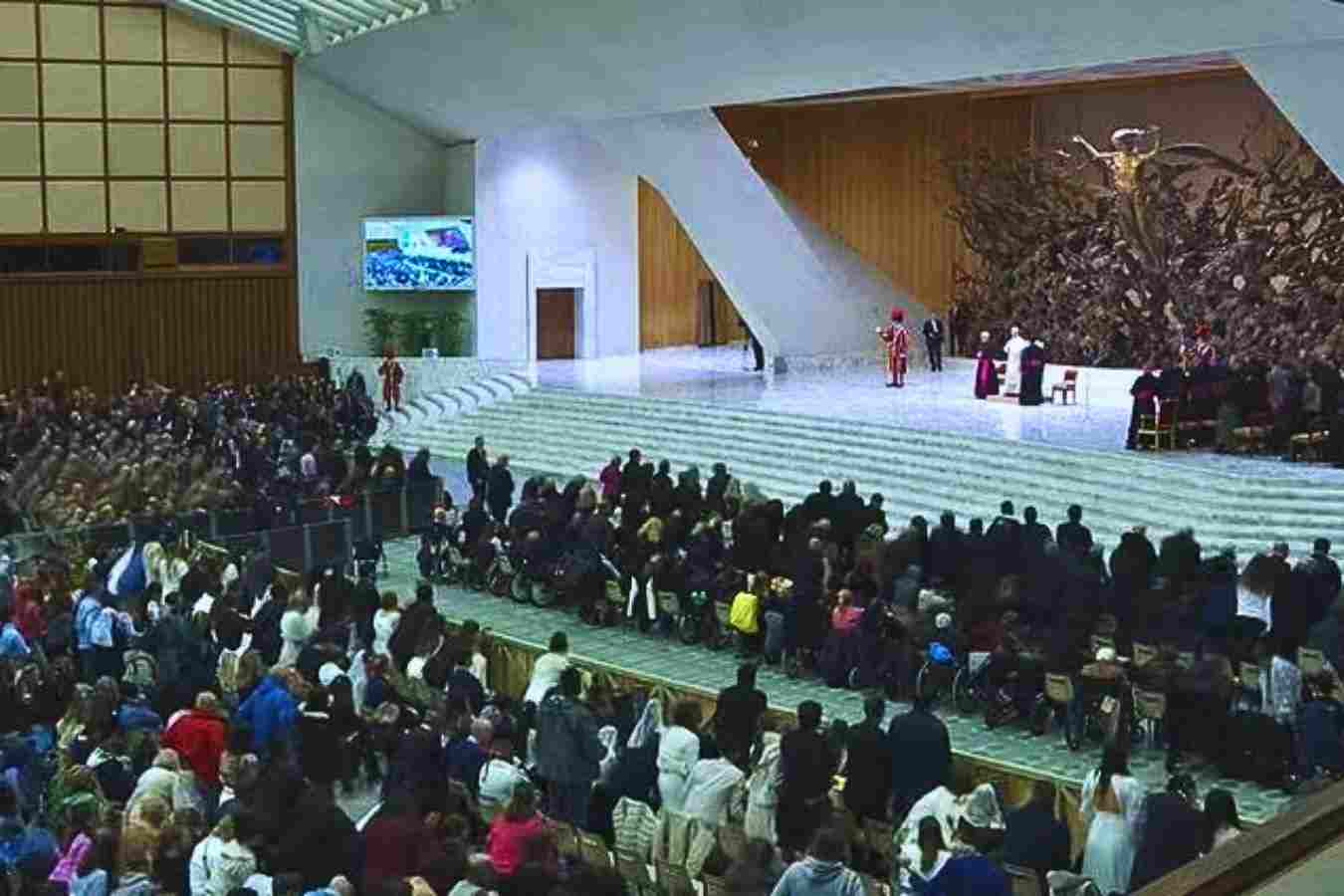 aula paolo VI udienza generale papa