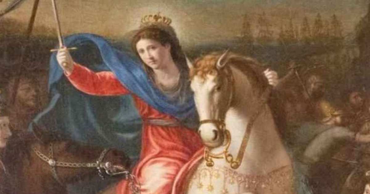 la madonna delle milizie appare a cavallo rovesciando le sorti della battaglia da Lalucedimaria.it la madonna delle milizie appare a cavallo rovesciando le sorti della battaglia