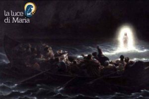 Gesù cammina sulle acque di fronte ai discepoli