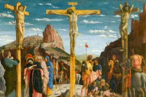 Gesù crocifisso con i due ladroni