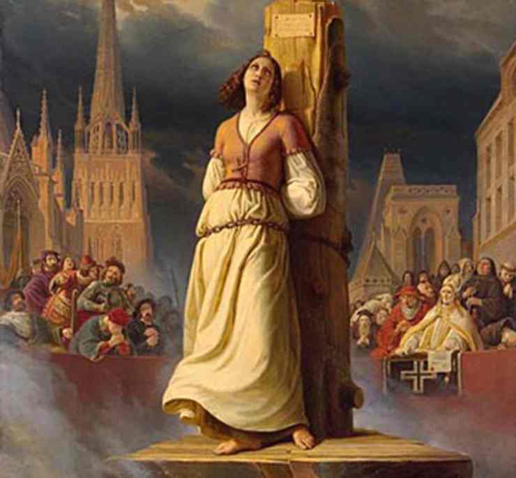giovanna d'arco al rogo