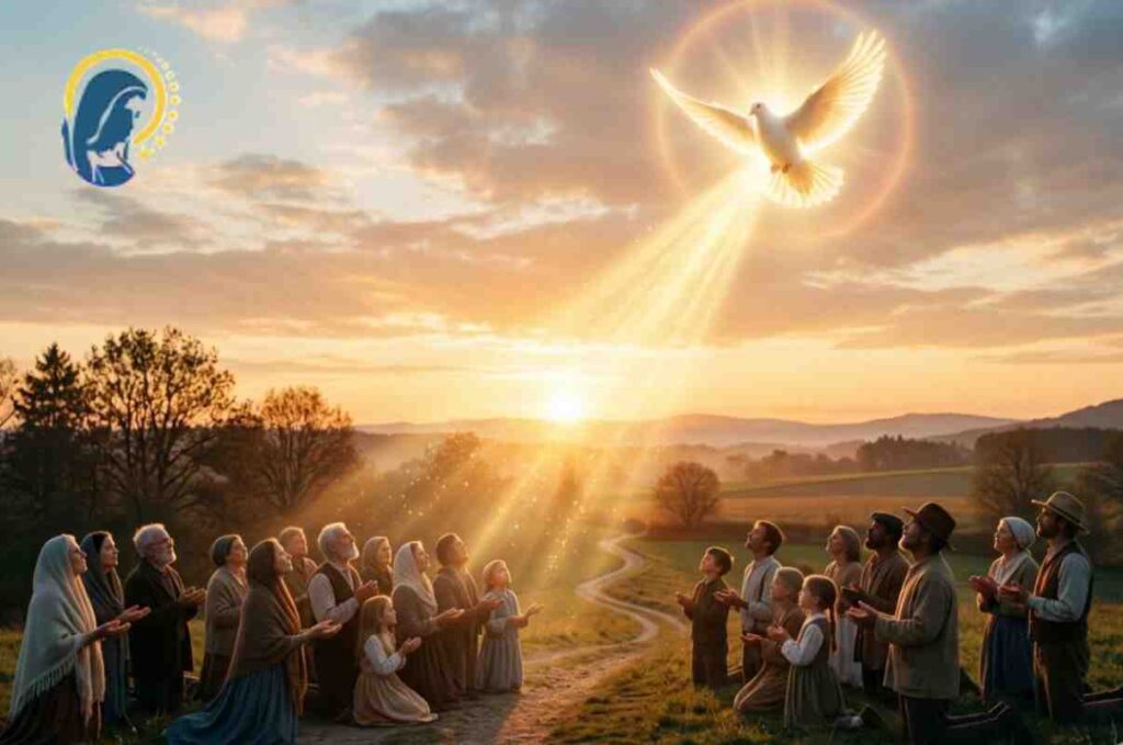 lo spirito santo scende sulle persone