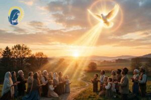 lo spirito santo scende sulle persone
