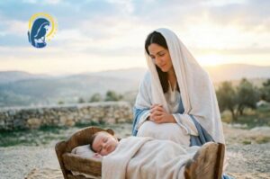 la madonna che veglia sul bambino