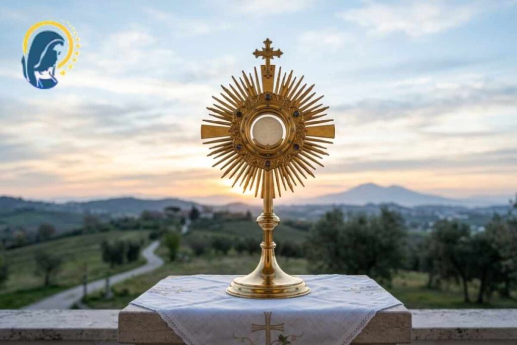 santissimo sacramento sull'altare