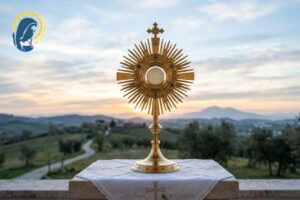 santissimo sacramento sull'altare