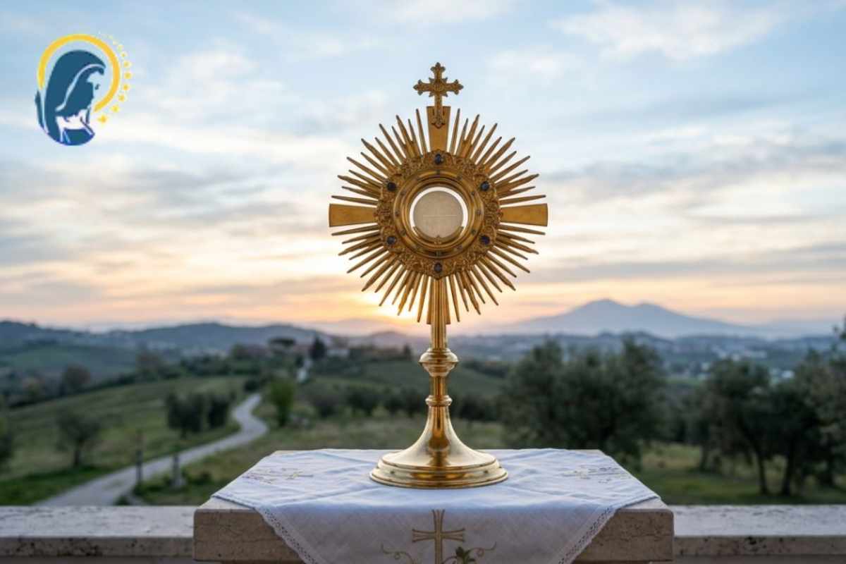 santissimo sacramento sull'altare