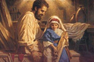 san giuseppe lavoratore con gesù