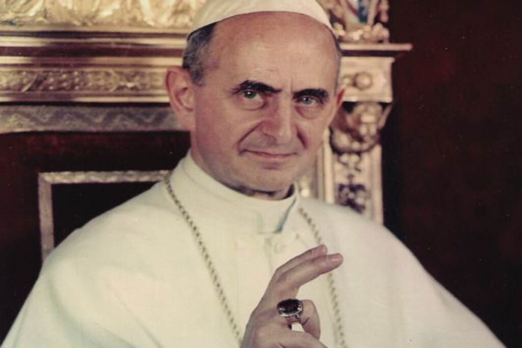 primo piano papa paolo VI