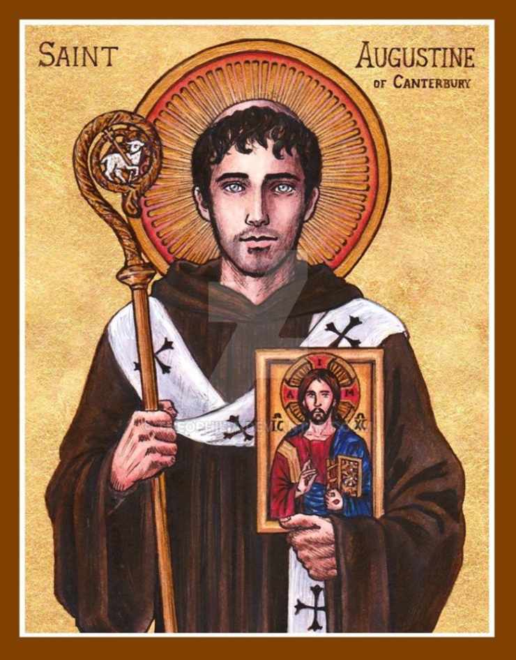 immagine di sant'agostino di canterbury
